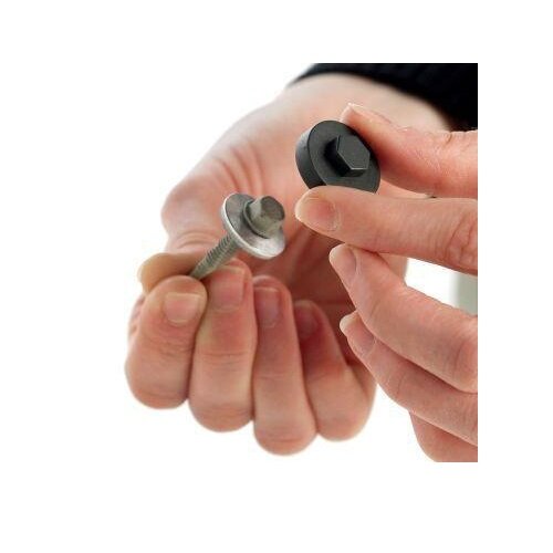 Buy 19mm Diamter Coloured Screw Cap for 8mm Roofing and Cladding Screws