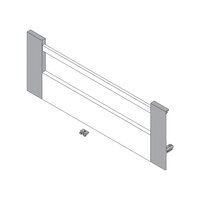 TANDEMBOX Antaro Front Piece for Inner pull-out, D Height with Gallery, CW=600mm