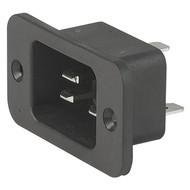 IEC Inlet Panel Mount C20 16A 70&deg;