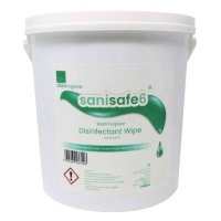 Sanifase Multi-Purpose Disinfectant Detergent Wipes has 500 sheets per drum.
