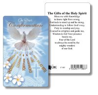 Prayer Card/Confirmation Symbolic   (F71987)