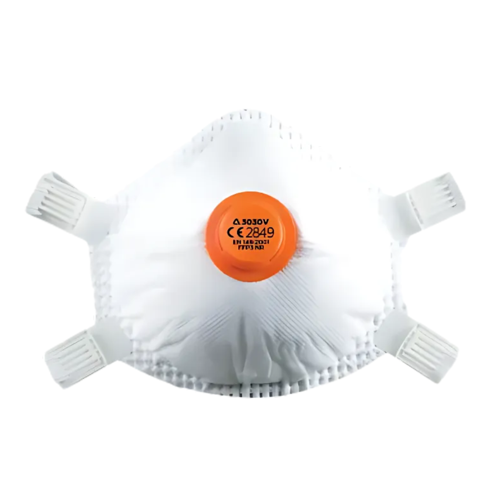 Alpha Solway 3030V RD Face Mask, FFP3, Valved