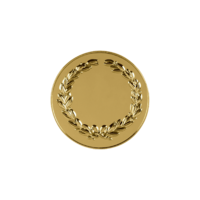 38mm Wreath Coin (Gold)