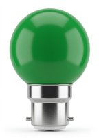 Tezla GBLED/G 1 Watt LED Golf Ball Lamp Green