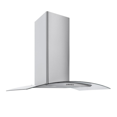 Culina 90cm Curved Glass Extractor Hood - Stainless Steel
