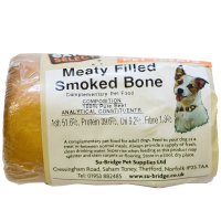 Extra Select Natural Dog Treats 4in Meat Filled Smoked Bone 12x1