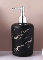 Soap Dispenser Black Marble 500ml Refilable