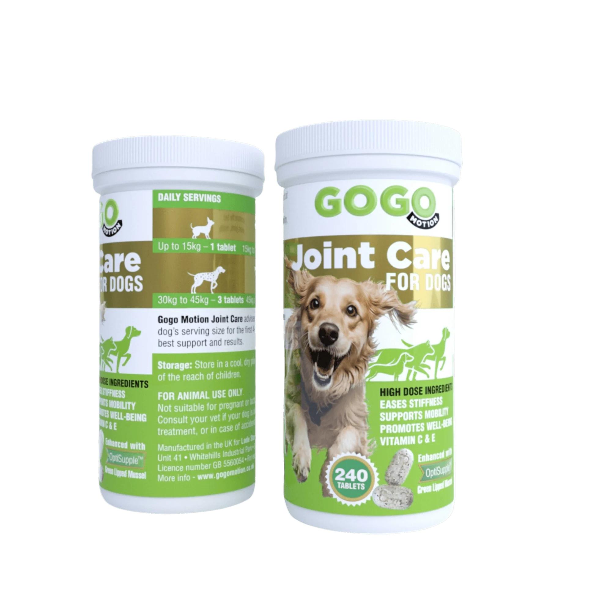 GoGo Motion Joint Care For Dogs 240 Tablets