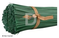 100mm GREEN PLASTIC TWIST TIES