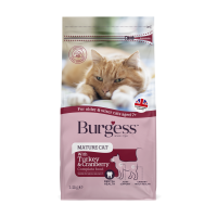 Burgess Mature Cat Turkey & Cranberry 1.4kg