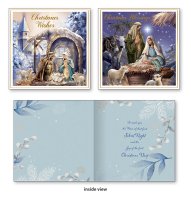 Christmas Card/Gold Foil - 2 Designs   (97240)