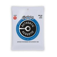 Martin MA140 Light Acoustic Guitar Strings 12-54 (80/20 Bronze)