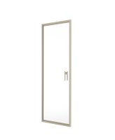 LIVING 700MM INFOLD DOOR BRUSHED NICKEL