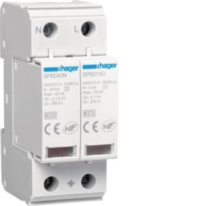 Hager 2P Surge Protection Device SPD215D