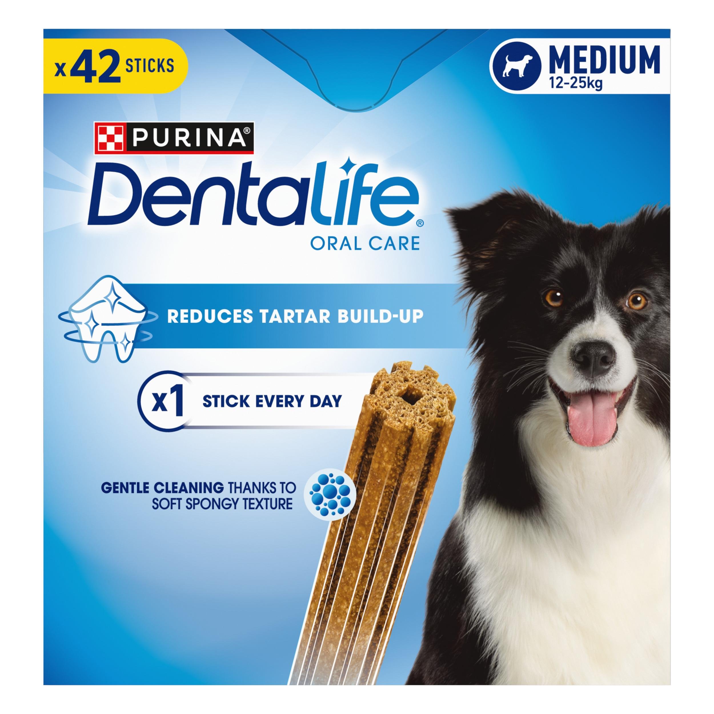 Purina 12426416 Dentalife Medium Dog Dental Chew 42 Stick 2x14x69gm 