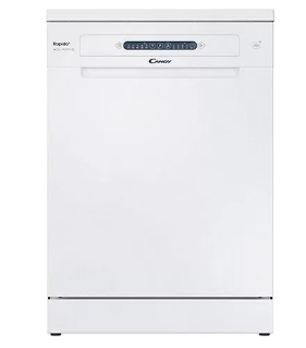 Candy Rapido 13 Place Freestanding Standard Dishwasher - White | CF 3E9L0W-80