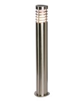 BLISS BOLLARD  IP44 11 WATT E 27  WARM WHITE STAINLESS STEEL