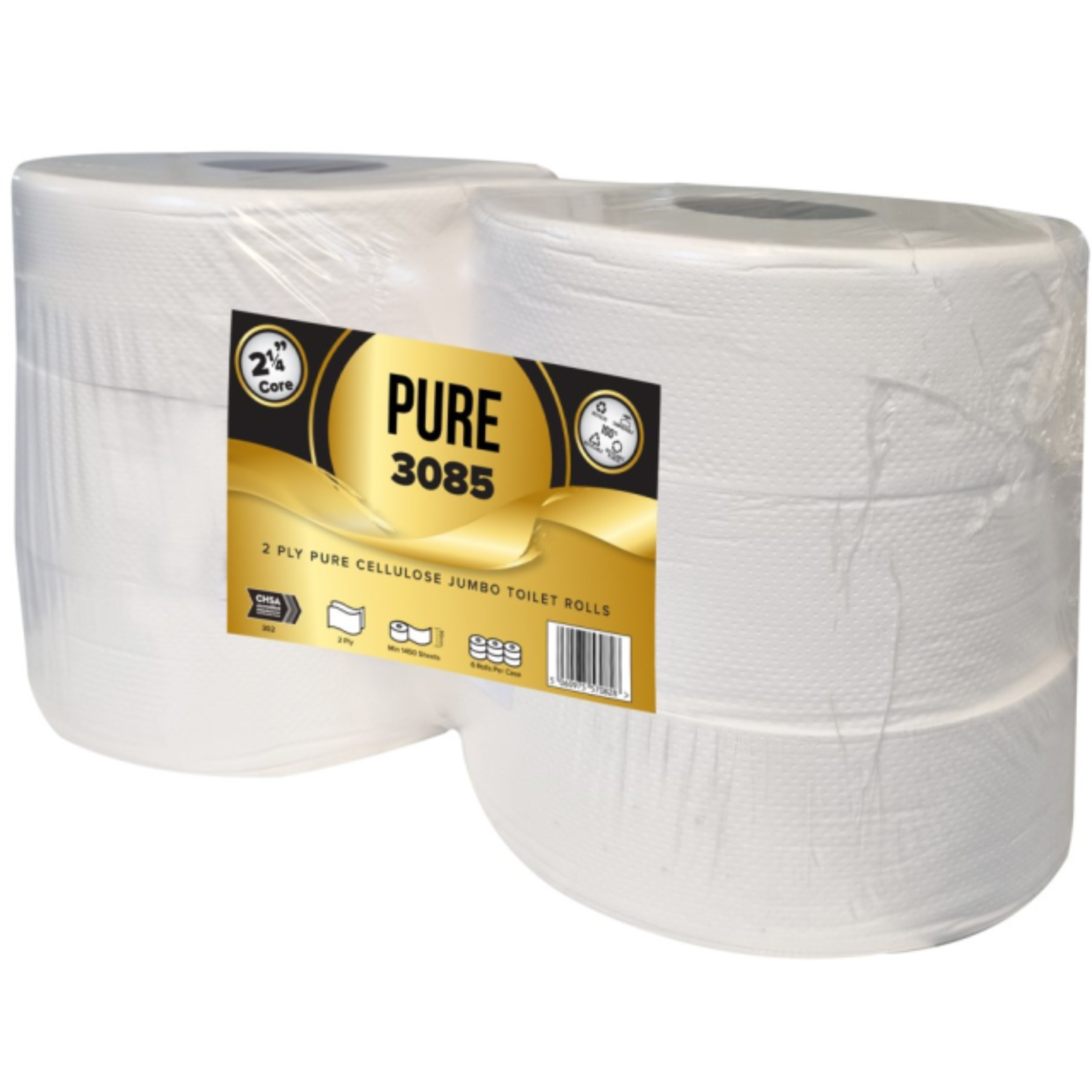 300m Mini-Jumbo Toilet Roll, 2.25" Core, Case