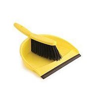 DUST PAN & BRUSH SET YELLOW