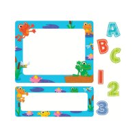 Name Tags & Sticker Set - Funky Frogs (197 piece)