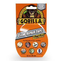 Gorilla Clear Repair Tape 8.2m x 48mm 6pce