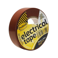 ProSolve ELECTBRO20 Electrical Tape 19mm x 20m (Brown)