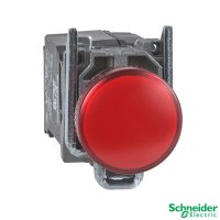 Schneider Telemecanique XB4BVM4 240V Red Round LED Pilot Light