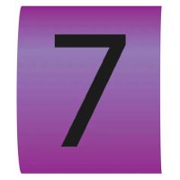 Number 7 Violet Easi-Mark Cable Marker 3.5mm Size C