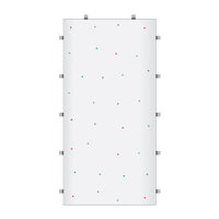 LEDJ White RGB Starlit 2ft x 4ft Dance Floor Panel