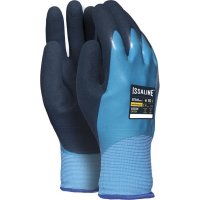 Issaline Fully Coated Lined Winter Glove Double Latex Blue / Navy Size 9