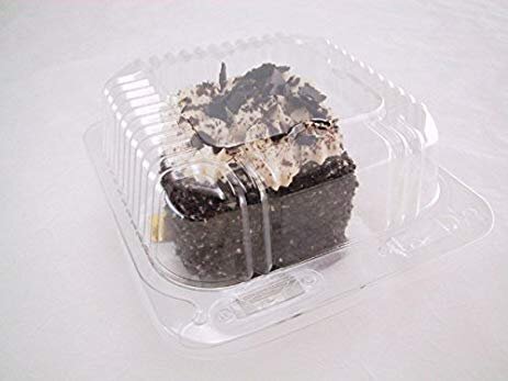 Cake  Sq Clear Hinge Cake(6069a)