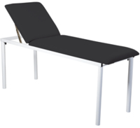 2 SECTION BLACK DUNBAR COUCH