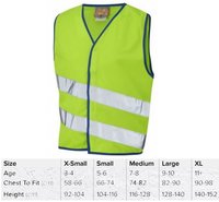 LEO Neonstars Hi-Vis Children's Vest
