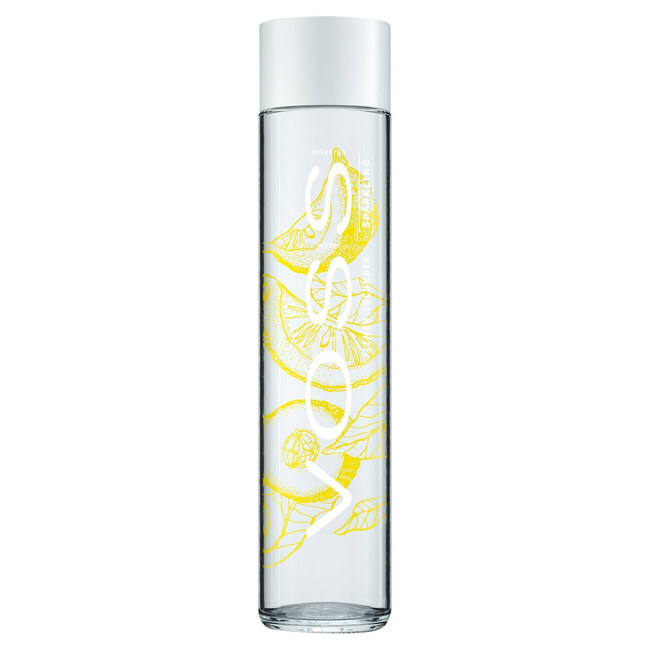 Voss Artesian Water Glass Sparkling Lemon Cucumber X 12 X 375ml cnfoods