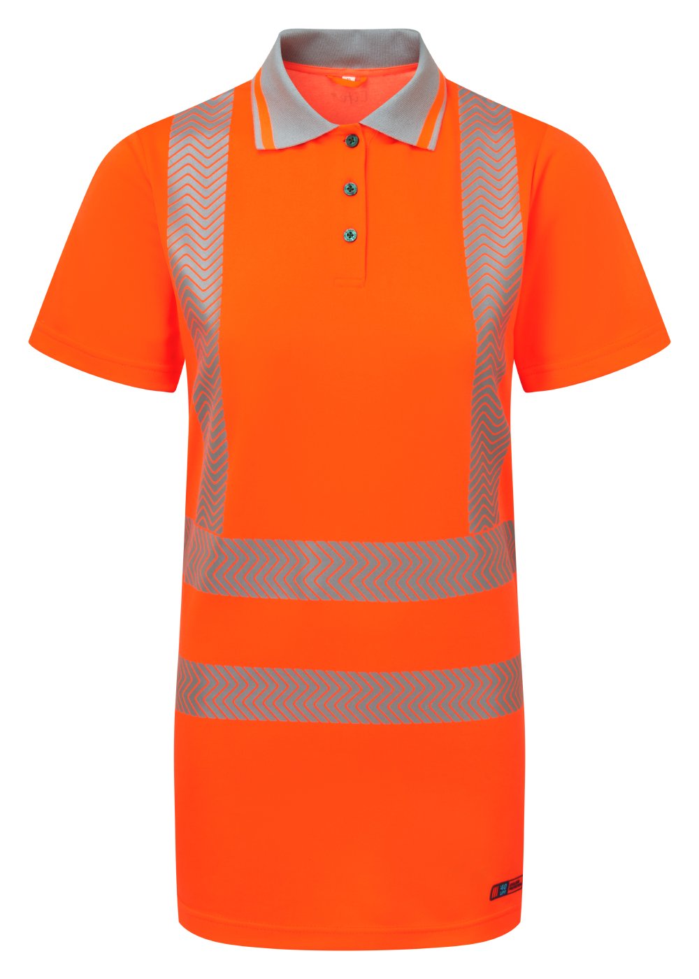 PULSAR&reg; LIFE Women's Hi-Vis Short Sleeve Orange Polo Shirt
