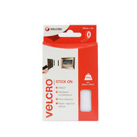 VELCRO 20 MM X 1 MTR STICK ON TAPE WHITE