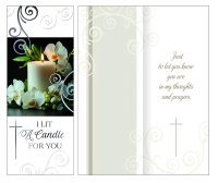 Card - I Lit A Candle For You   (20863)