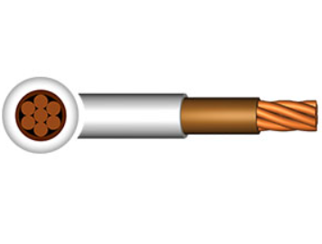 25sq PVC/PVC Brown LSF Cable 6181B Cut Per Mtr