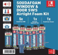 Soudafoam SWS Airtight Window & Door Foam Kit 7 Piece