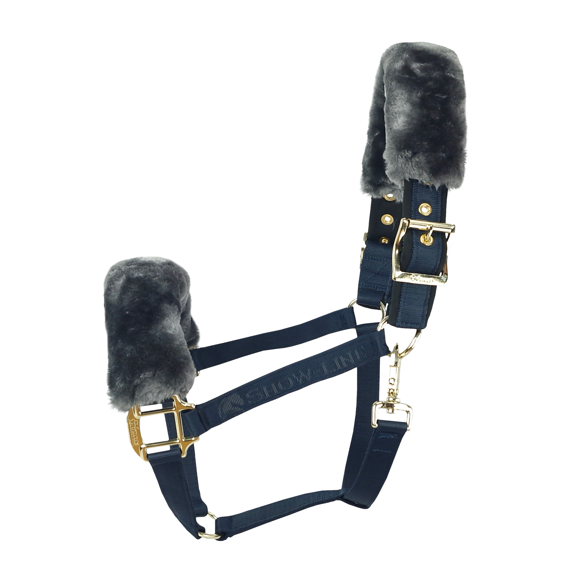 Show-Line Halter Pony Navy/Grey