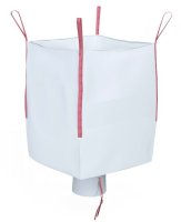 Tonne Bags Skirt Top Discharge Spout - 100 x 100 x 200cm - 1000kg