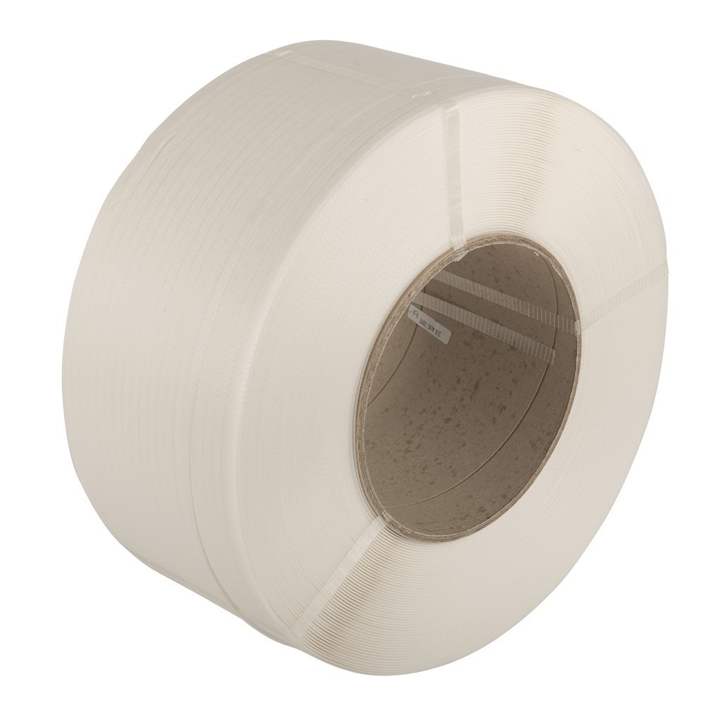Polypropylene Machine Strapping - 8mm x 0.55mm x 4000m - White