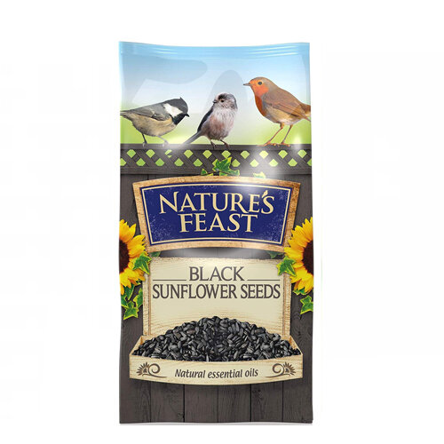 Natures Feast Black Sunflower Seeds - 3KG