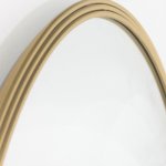 90cm Round Mirror - Gold 4