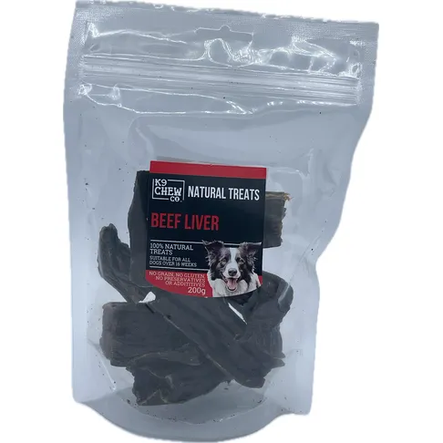 K9 Chew Co. Beef Liver 200g x 1