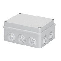Gewiss GW44006 IP44 Grey Junction Box Plain