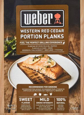 Weber Western Red Cedar Wood Portion Planks 17832