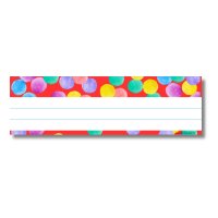R&R Desk Name Plates - Pom Poms (24 piece)
