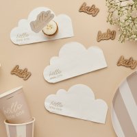 Cloud Shaped Paper Napkins  - Pack of 16