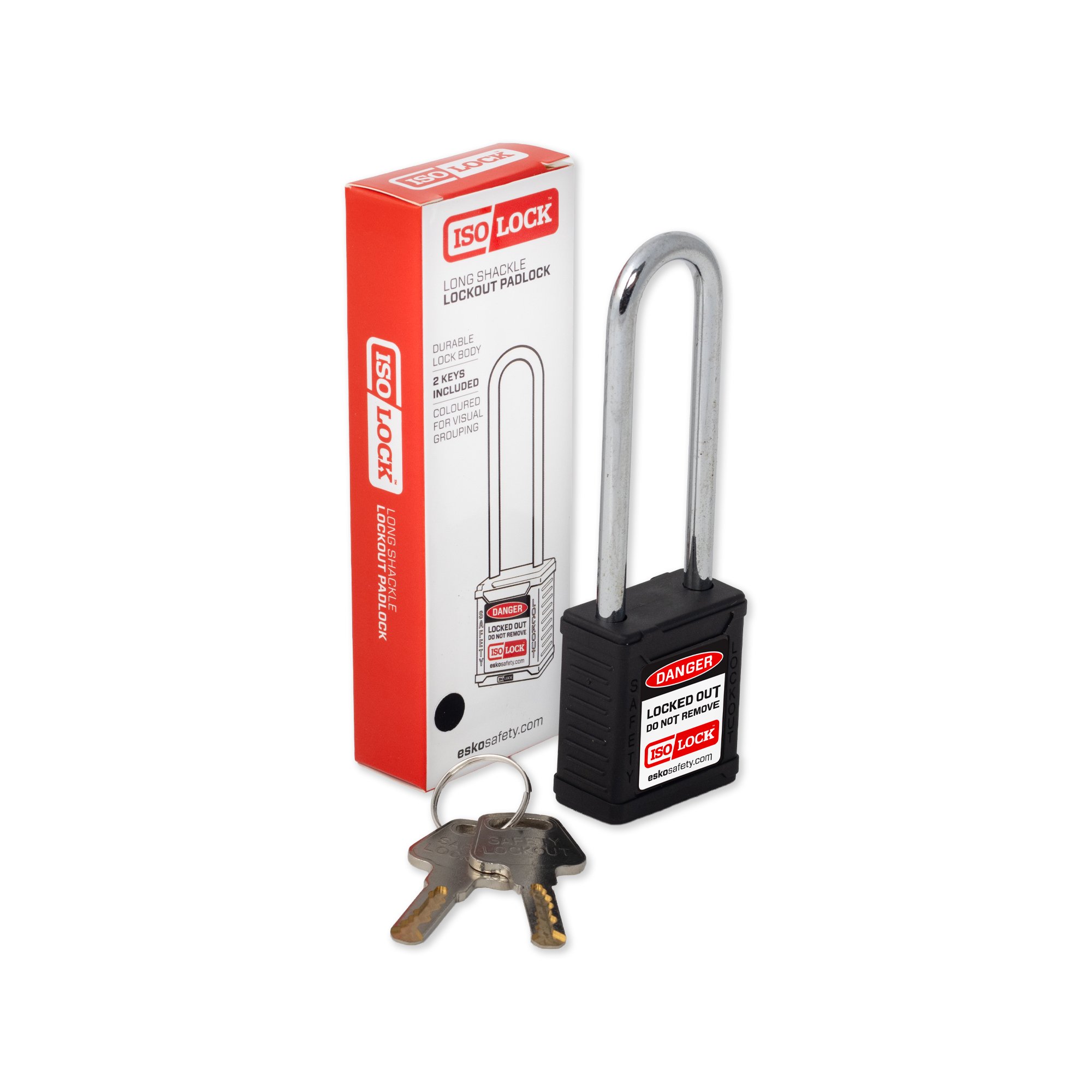 Extra Length Steel Shackle Padlock